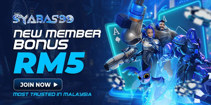 Syabas99 Promo Join Syabas99 for RM5 bonus.